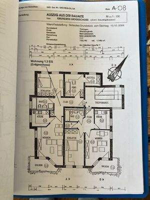 Grundriss Wohnung 1.3