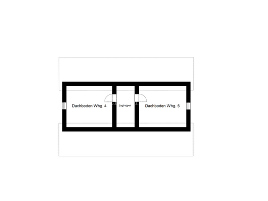 Grundriss Dachboden