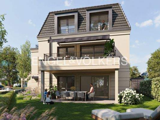 Haus B mit nur drei Einheiten