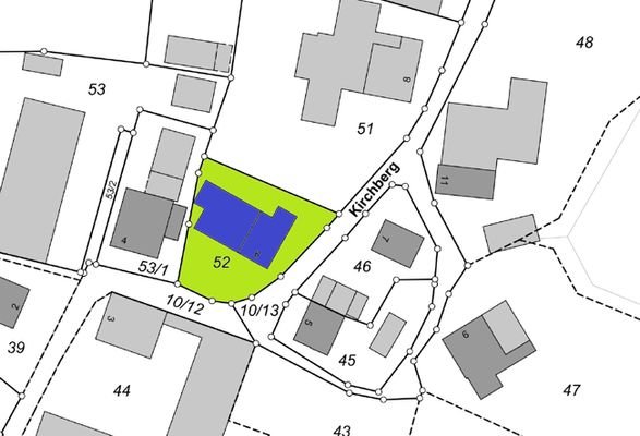 Lageplan farbig Flur-Nr. 52 - Ausschnitt