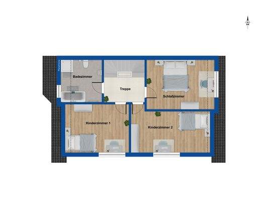 Grundriss Obergeschoss