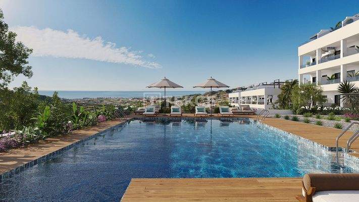 Elegant Apartments in a Complex with a Pool in Torrox Málaga