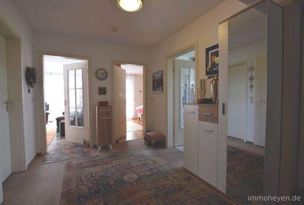 Flur der Wohnung im Erdgeschoss