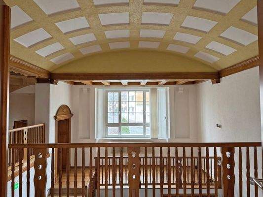 Blick vom Wohnzimmer