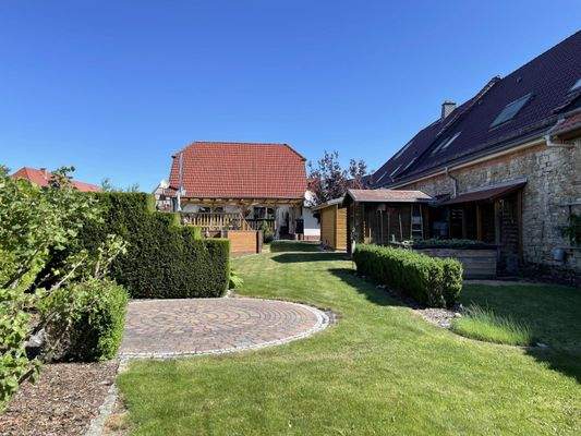 Blick aus dem Garten