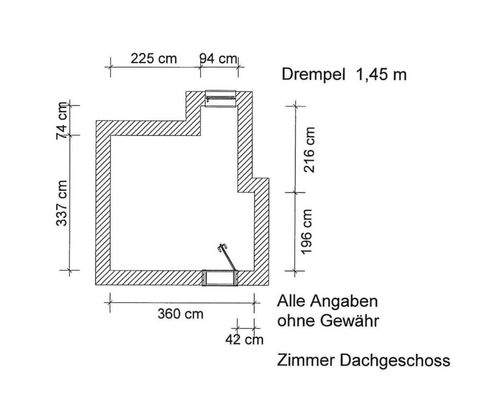 Zimmer Dachboden