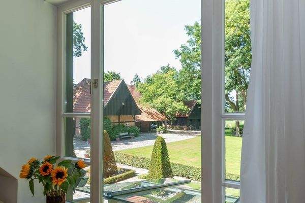 Ausblick auf den Hof