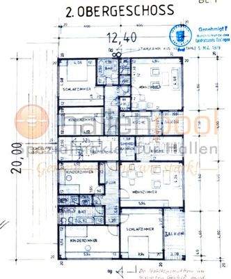 Grundriss 2. OG Wohnungen