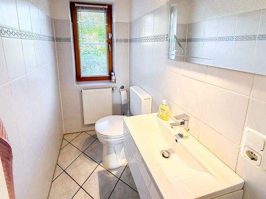 Gäste-WC im Erdgeschoss