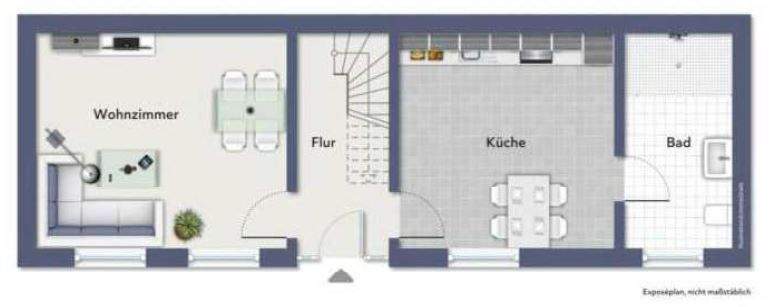 Grundriss vom Erdgeschoss - Haupthaus