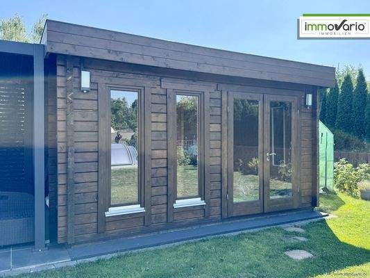 Gartenhaus mit Sauna