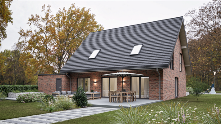 Rückwärtige Ansicht