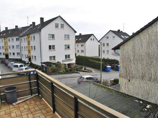 Balkon-Straßenblick