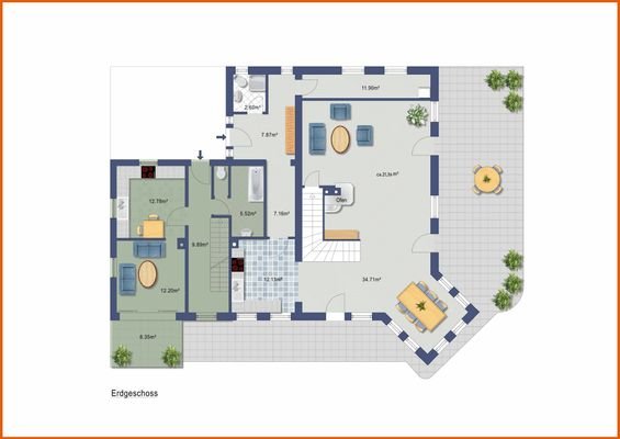 Grundriss EG