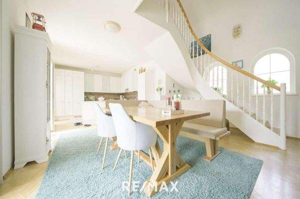 Essbereich in der Wohnküche