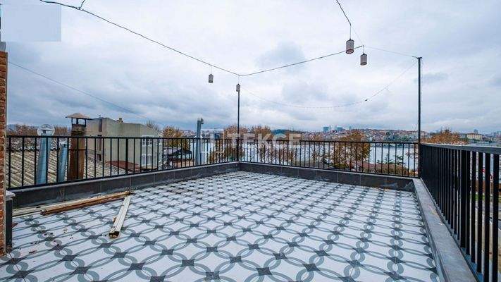 Sea View Cafe on a Busy Street in Istanbul Fatih Balat
