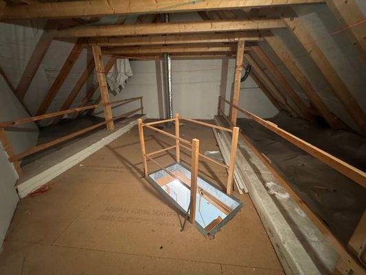 Unausgebautes Dachgeschoss