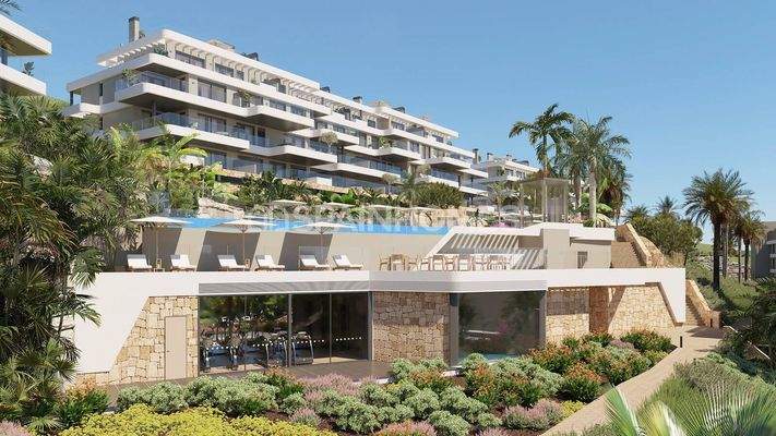 Sea View Apartments with Generous Terraces in Mijas