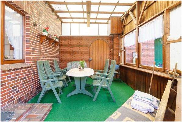 Überdachte Terrasse