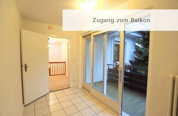 Zugang zum Balkon Master-Bereich OG