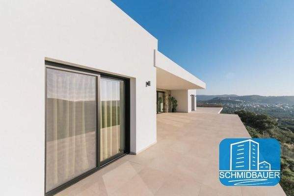 Kreta, Kamilari: Luxusvilla mit herrlicher Aussicht in traumhafter Lage zu verkaufen