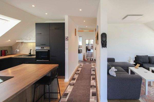 Flurbereich Küche - Wohnzimmer