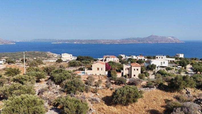 Kreta, Kokkino Chorio: Erstklassiges Grundstück mit Meerblick im Apokoronas zu verkaufen