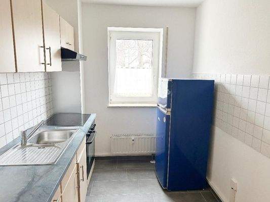 Küche mit Einbauküche