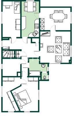 Grundriss Obergeschoss