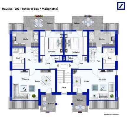 Grundriss Haus 6a - DG 1