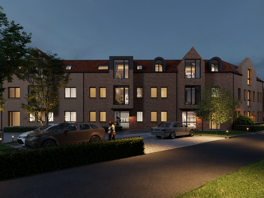 Haupteingang bei Nacht 