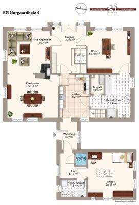 Grundriss EG Norgaardholz 4
