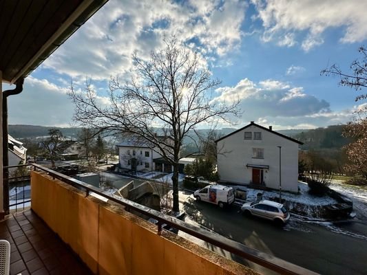 Ausblick vom Balkon