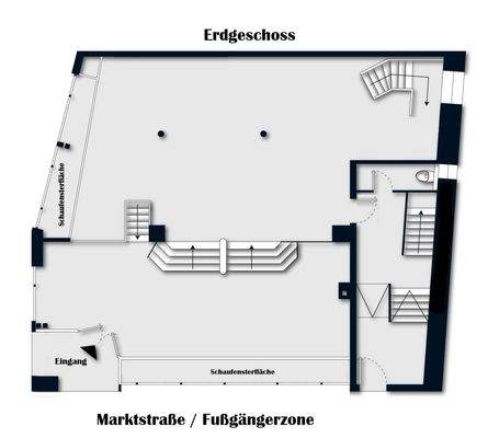 Erdgeschoss (nicht maßstabsgetreu)