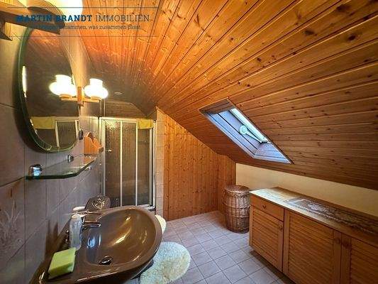 Badezimmer Dachgeschoss