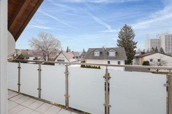 Balkon im Dachgeschoss