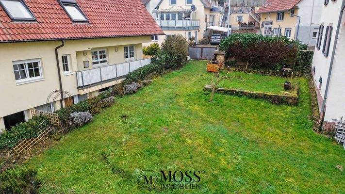 Pachtgarten neben dem Haus