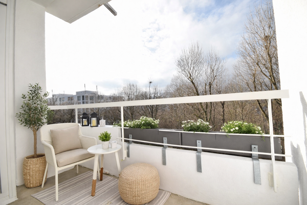 Balkon visualisierte Darstellung