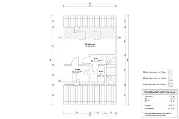 Grundriss Dachgeschoss