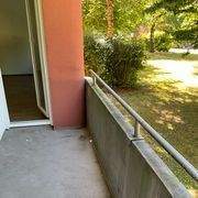 Balkon mit Gartensicht