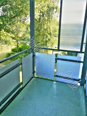 Balkon am Wohnzimmer