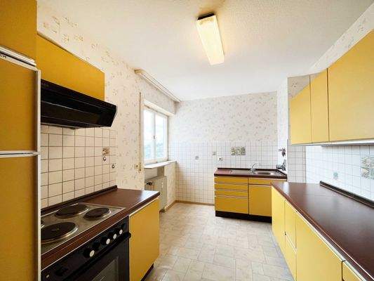 Küche mit genügend Platz für eine Einbauküche