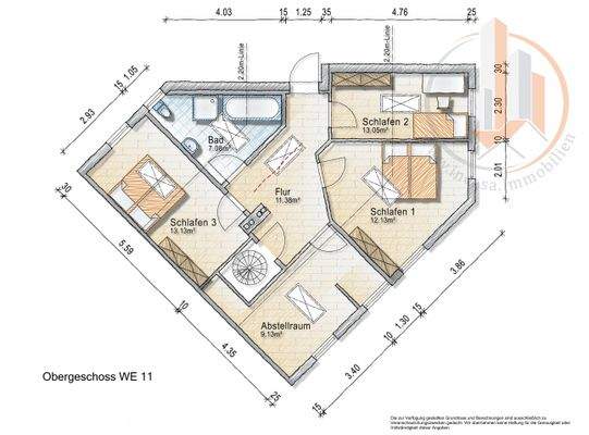 Grundriss Dachgeschoss