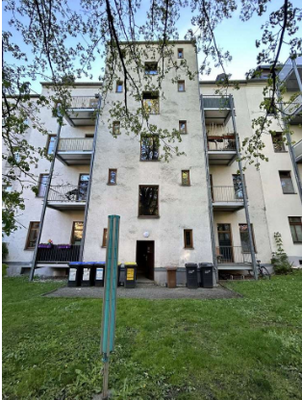 Rückseite des Hauses