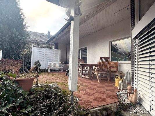 Bei Sonne auf die Terrasse