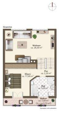 Grundriss Obergeschoss