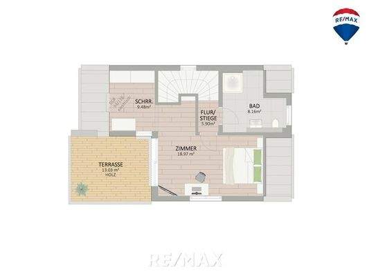 Grundriss Dachgeschoss