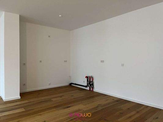 Der offene Küchenbereich..