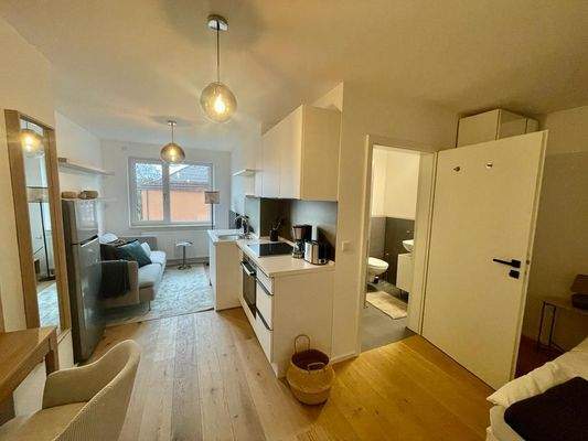 Wohnbereich mit Küche