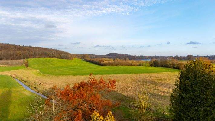 Blick vom Grundstück